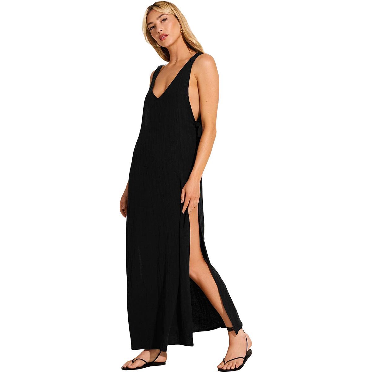 Image of Vitamin A Riviera Dress - Women's Black, L