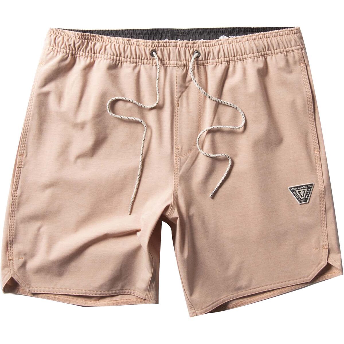 Image of Vissla Solid Sets 17.5in Ecolastic Short - Men's Dusty Orange, M