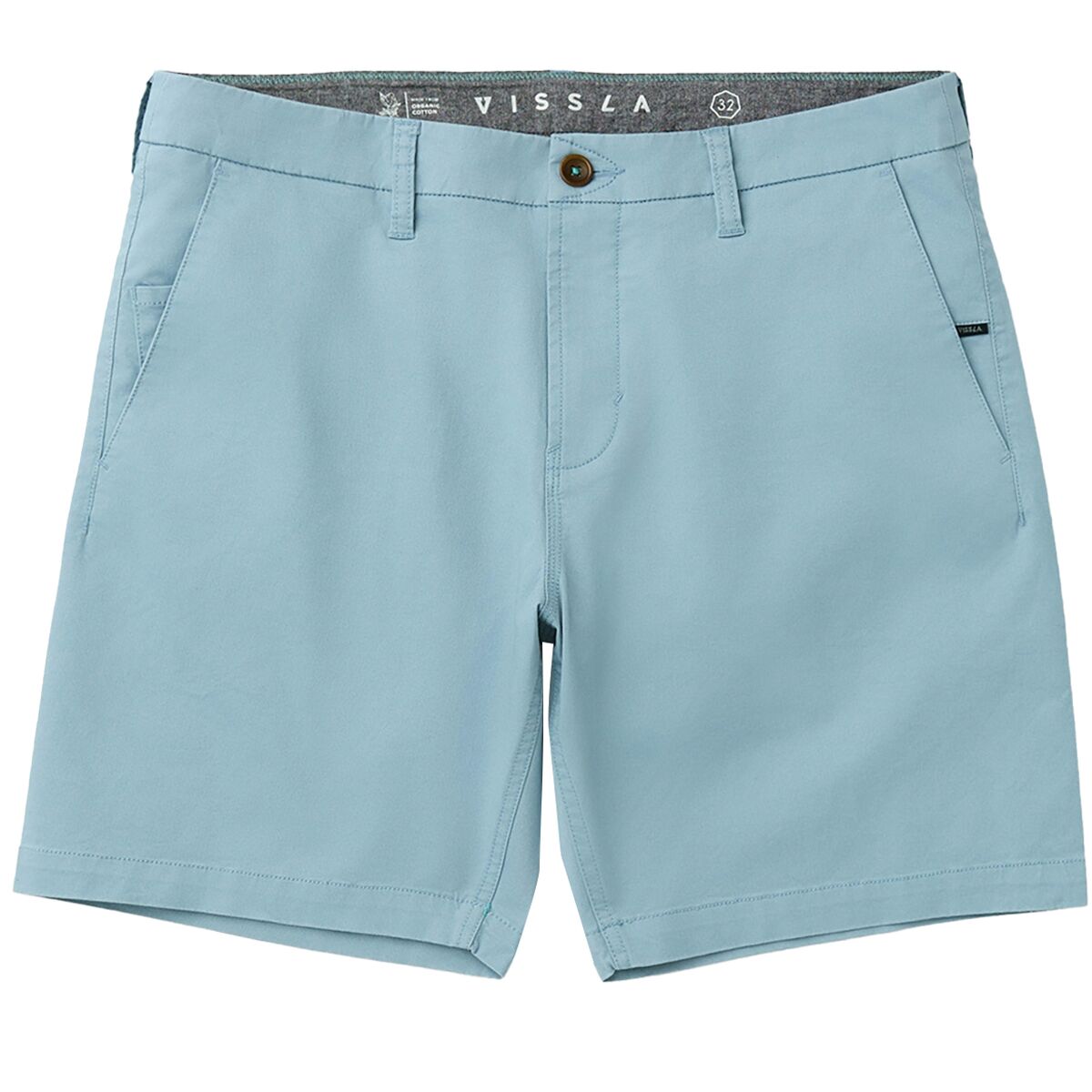 Image of Vissla No See Ums Eco 18in Walkshort - Men's Faded Denim, 38