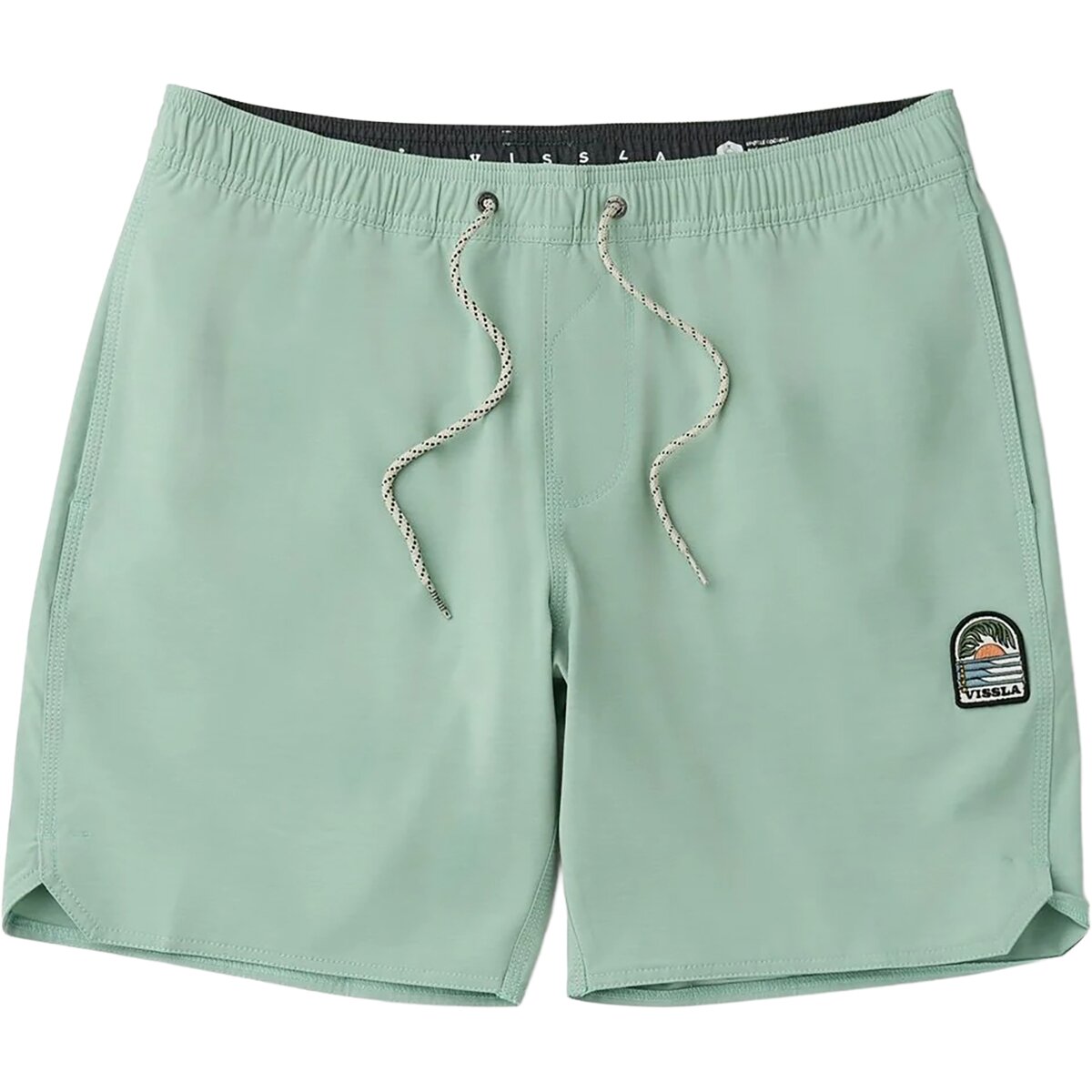 Image of Vissla Solid Sets 17.5in Ecolastic Short - Men's Aloe, S