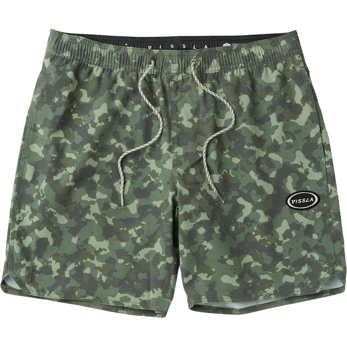 Image of Vissla Solid Sets 17.5in Ecolastic Short - Men's Camo, XL