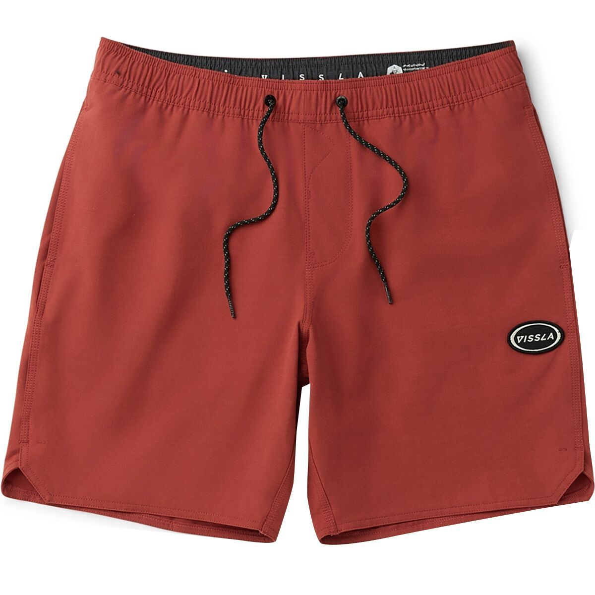 Image of Vissla Solid Sets 17.5in Ecolastic Short - Men's Red, L