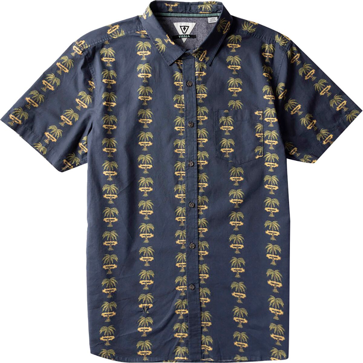 Vissla Vissla Atomic Palms Eco Short-Sleeve Shirt - Men's Midnight, XL