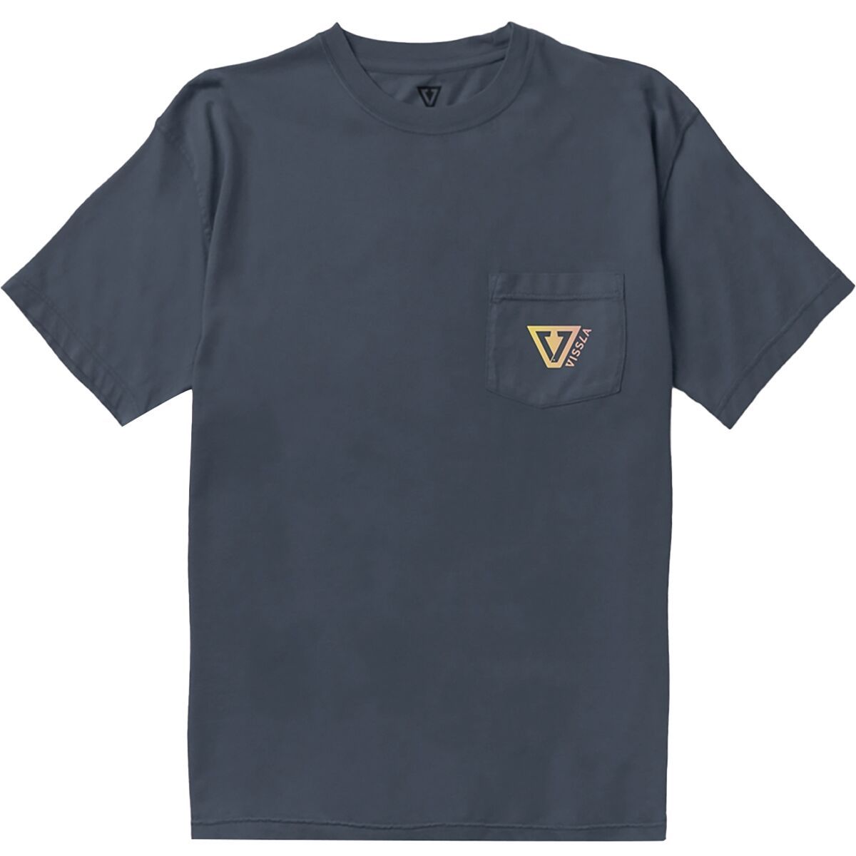 Image of Vissla Established Premium Organic Pocket T-Shirt - Men's Midnight 2, M