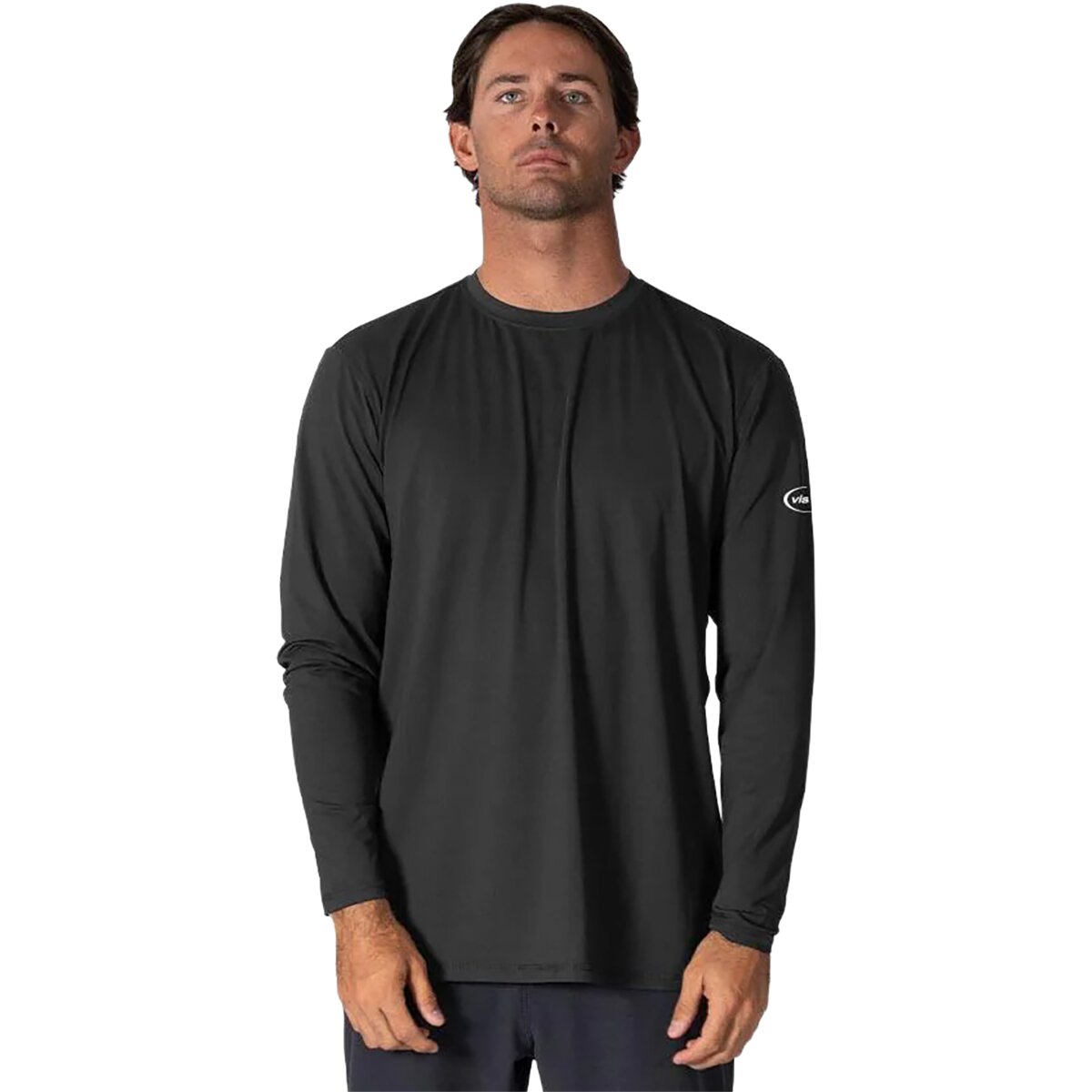 Image of Vissla Pro Comp Long-Sleeve Sun Shirt - Men's Black, L