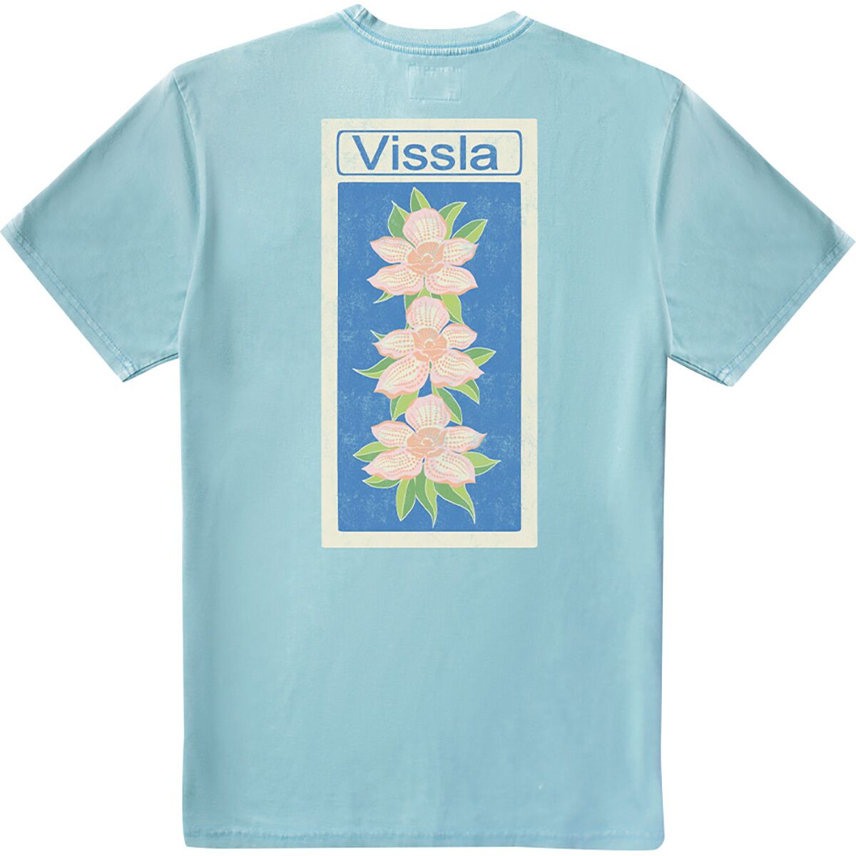 Vissla Vissla Pupukea Pay Phone Cosmic Wash Short-Sleeve T-Shirt - Men's Vintage Blue, S