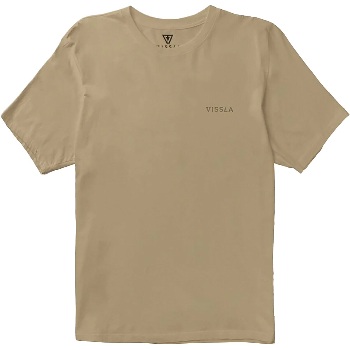 Image of Vissla Vintage Vissla Premium Organic T-Shirt - Men's Dark Sand, L