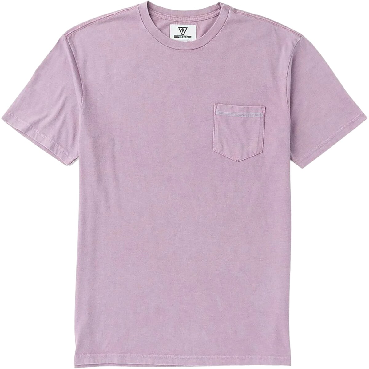 Image of Vissla Solid Sets Cosmic Wash PKT T-Shirt - Men's Rose, XXL