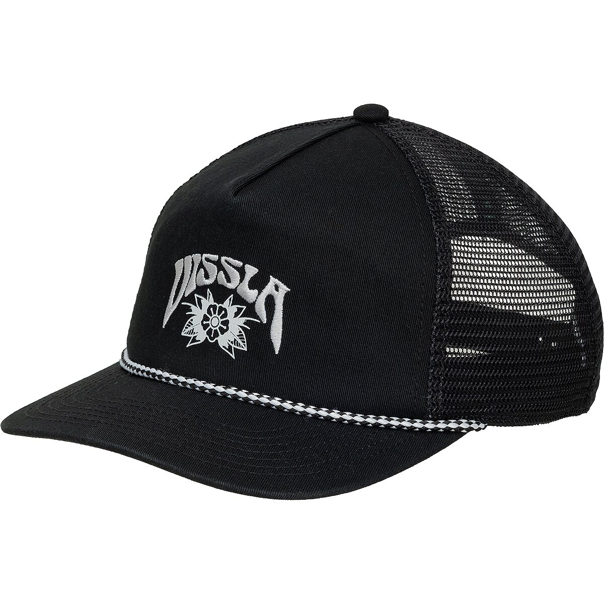 Vissla Vissla Double Shaka Trucker Hat Black, One Size