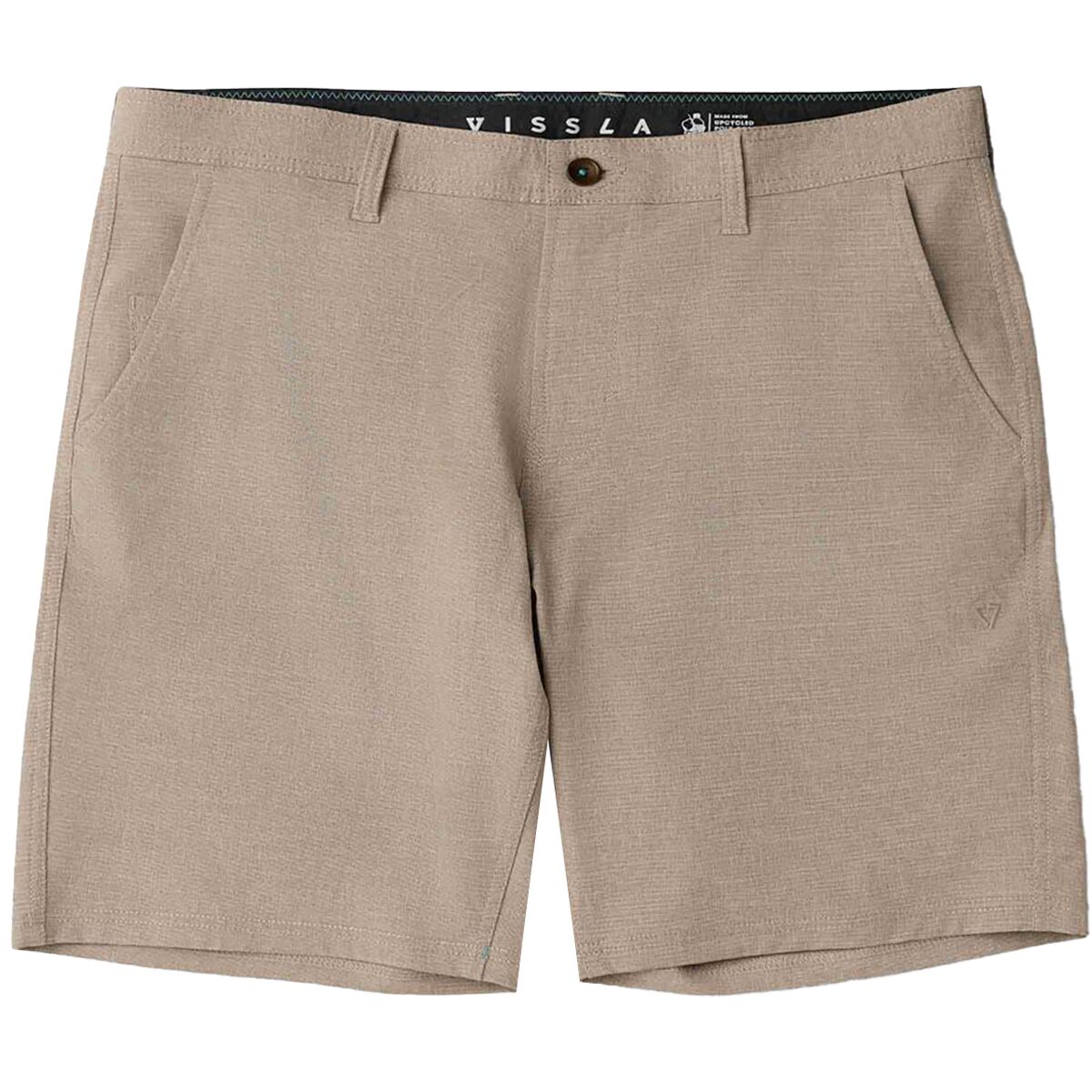 Image of Vissla Fin Box Hybrid 19.5in Walkshort - Men's Dark Khaki, 33