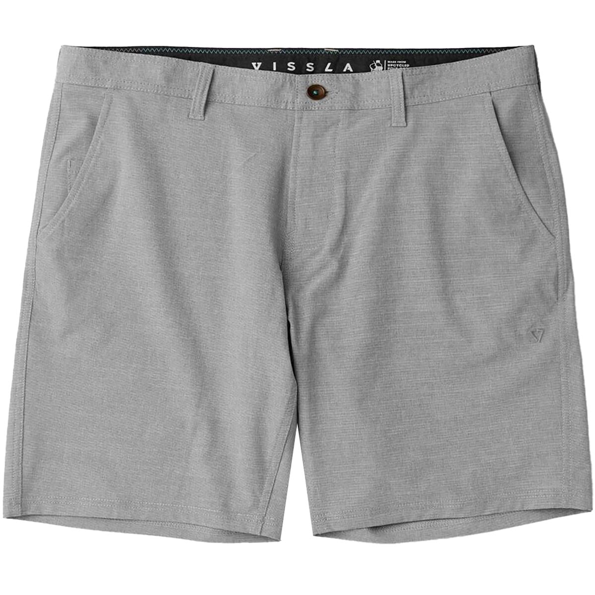 Image of Vissla Fin Box Hybrid 19.5in Walkshort - Men's Graphite, 31