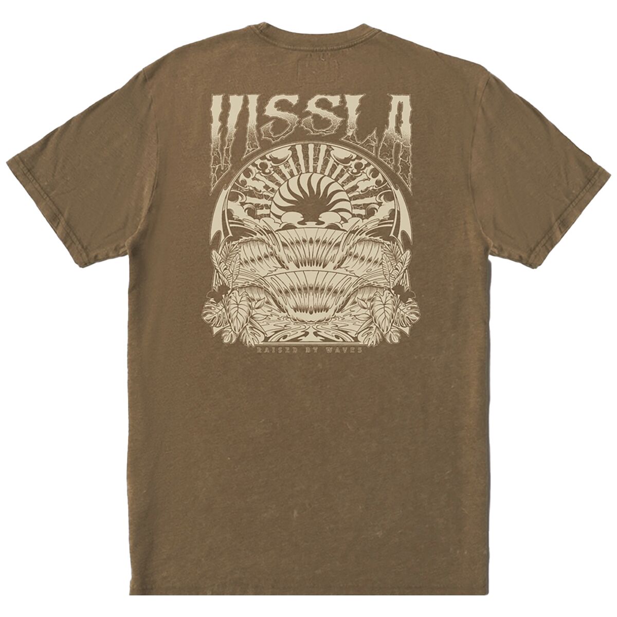 Image of Vissla Paddle Out Cosmic Wash T-Shirt - Men's Chocolate, S