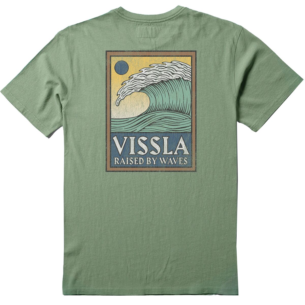 Image of Vissla Peaky T-Shirt - Men's Sage, XL