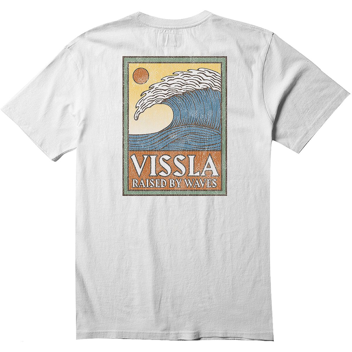 Image of Vissla Peaky T-Shirt - Men's White, XXL