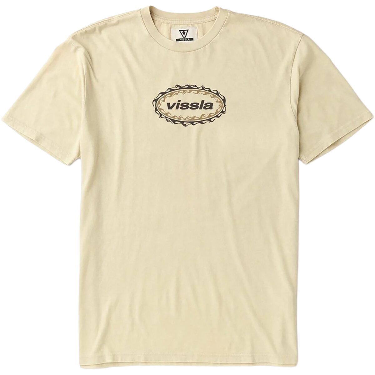 Image of Vissla Red Hot Cosmic Wash T-Shirt - Men's Dune, S