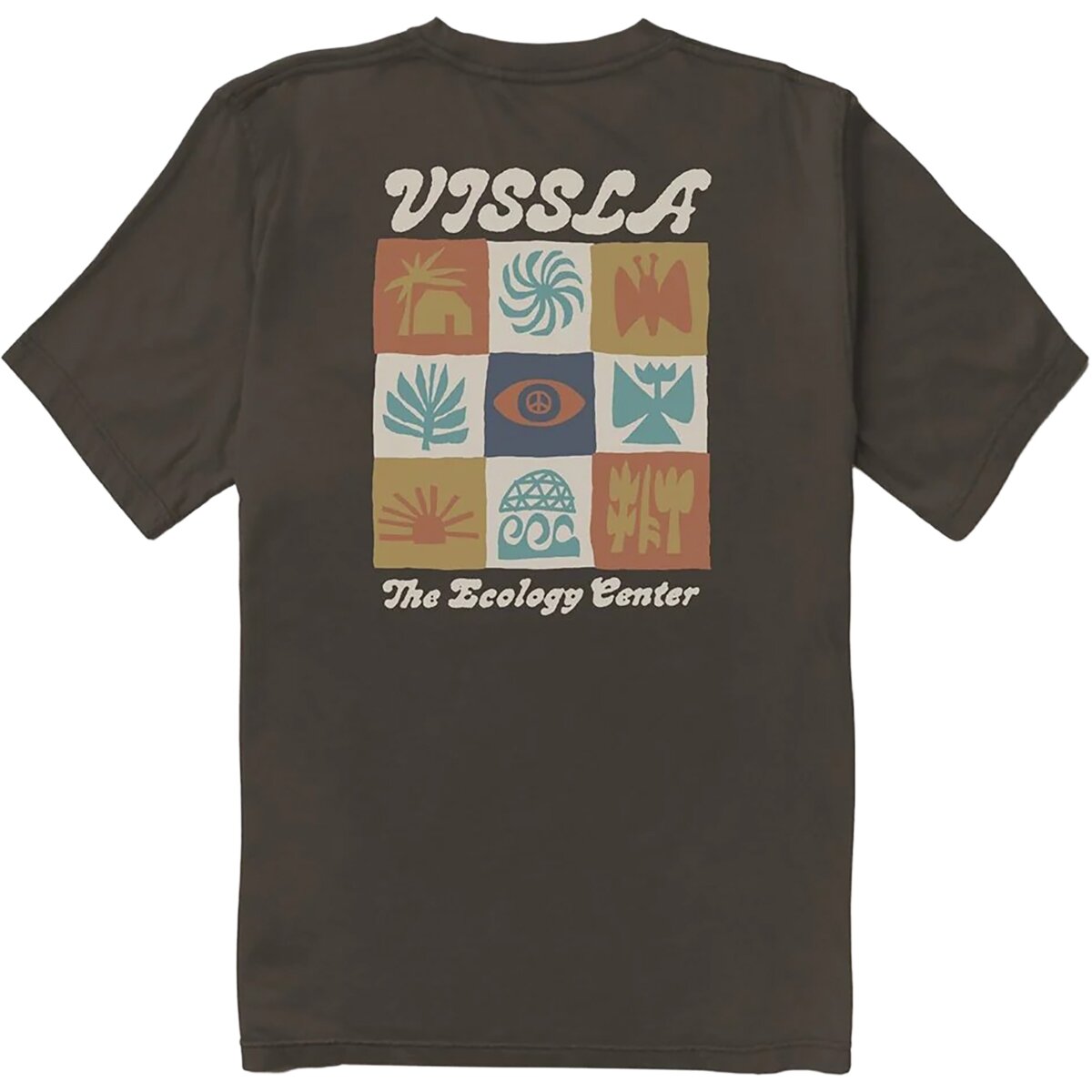 Image of Vissla TEC Abundant Organic T-Shirt - Men's Phantom, L
