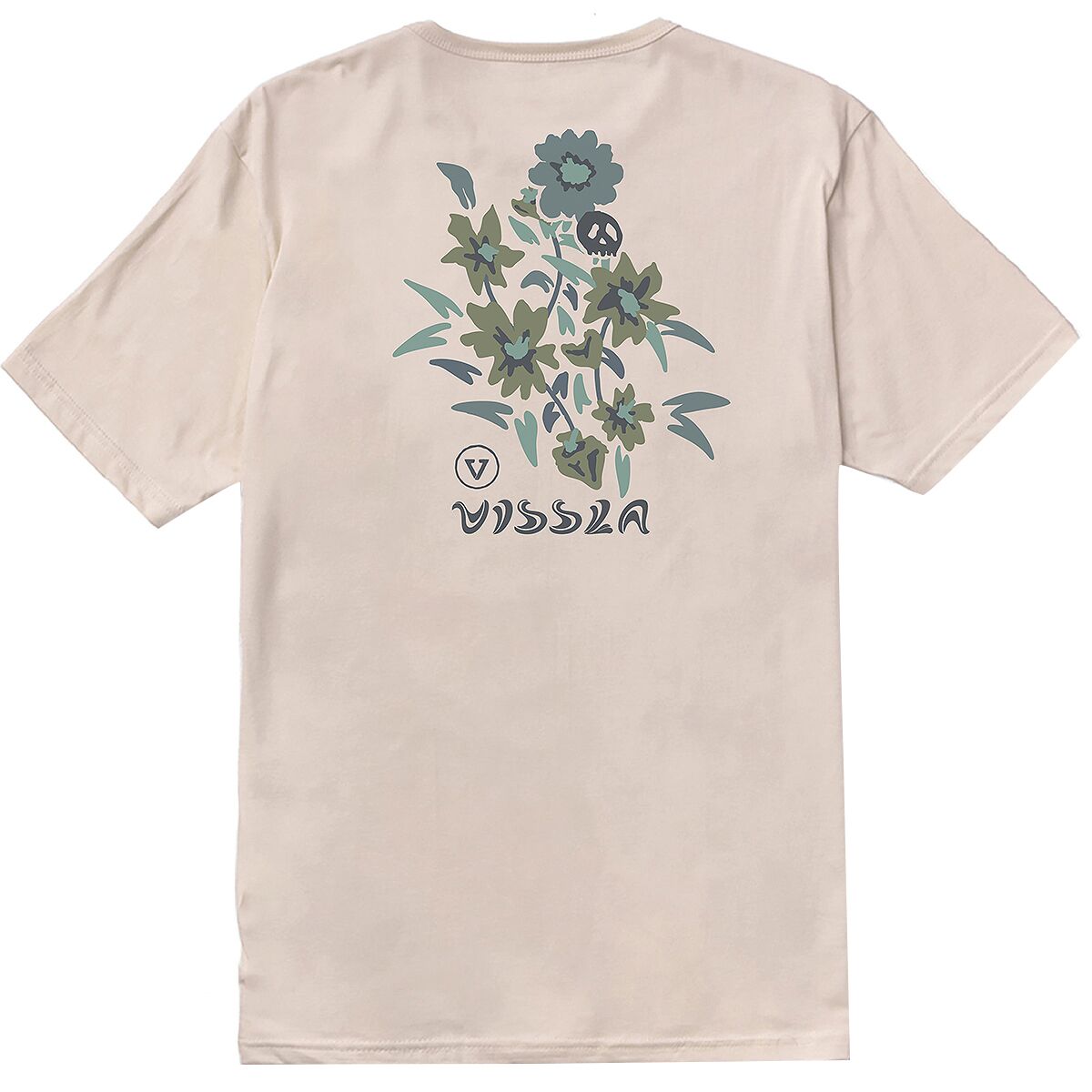 Image of Vissla Voodoo Vines Organic T-Shirt - Men's Bone, M