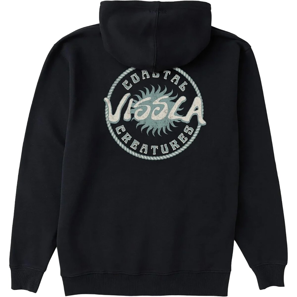 Image of Vissla Offshore Eco PO Hoodie - Men's Black, XL