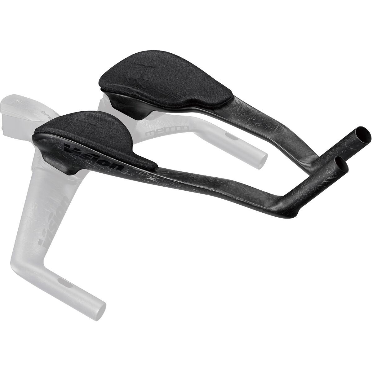 Image of Vision Vision TFE Aerobar Extensions Black, 285mm