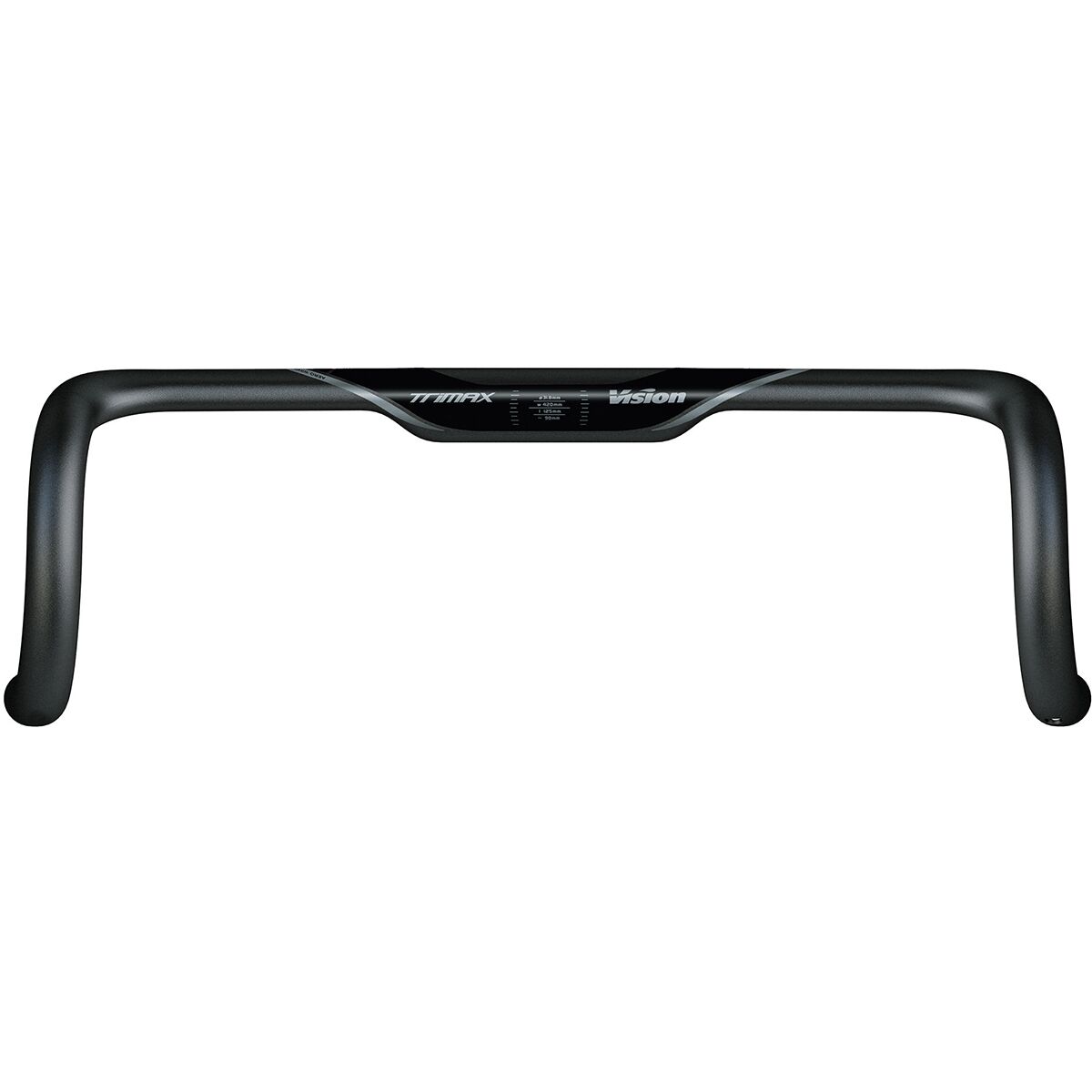 Image of Vision TriMax Alloy Aero Handlebar Black, 31.8x40cm