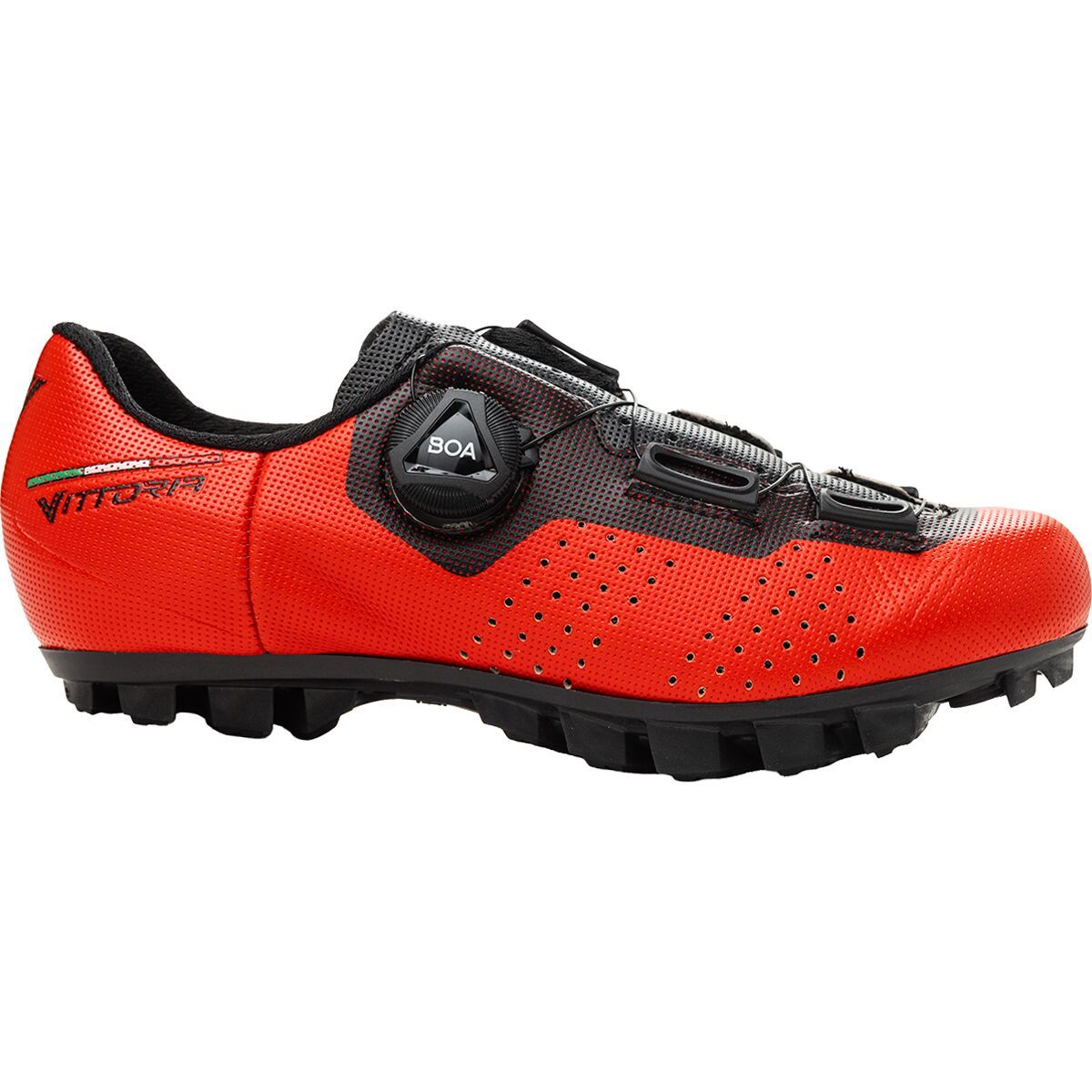 Image of Vittoria Cycling Shoes Alise Mountain Bike Shoe Red/Black, 40.5