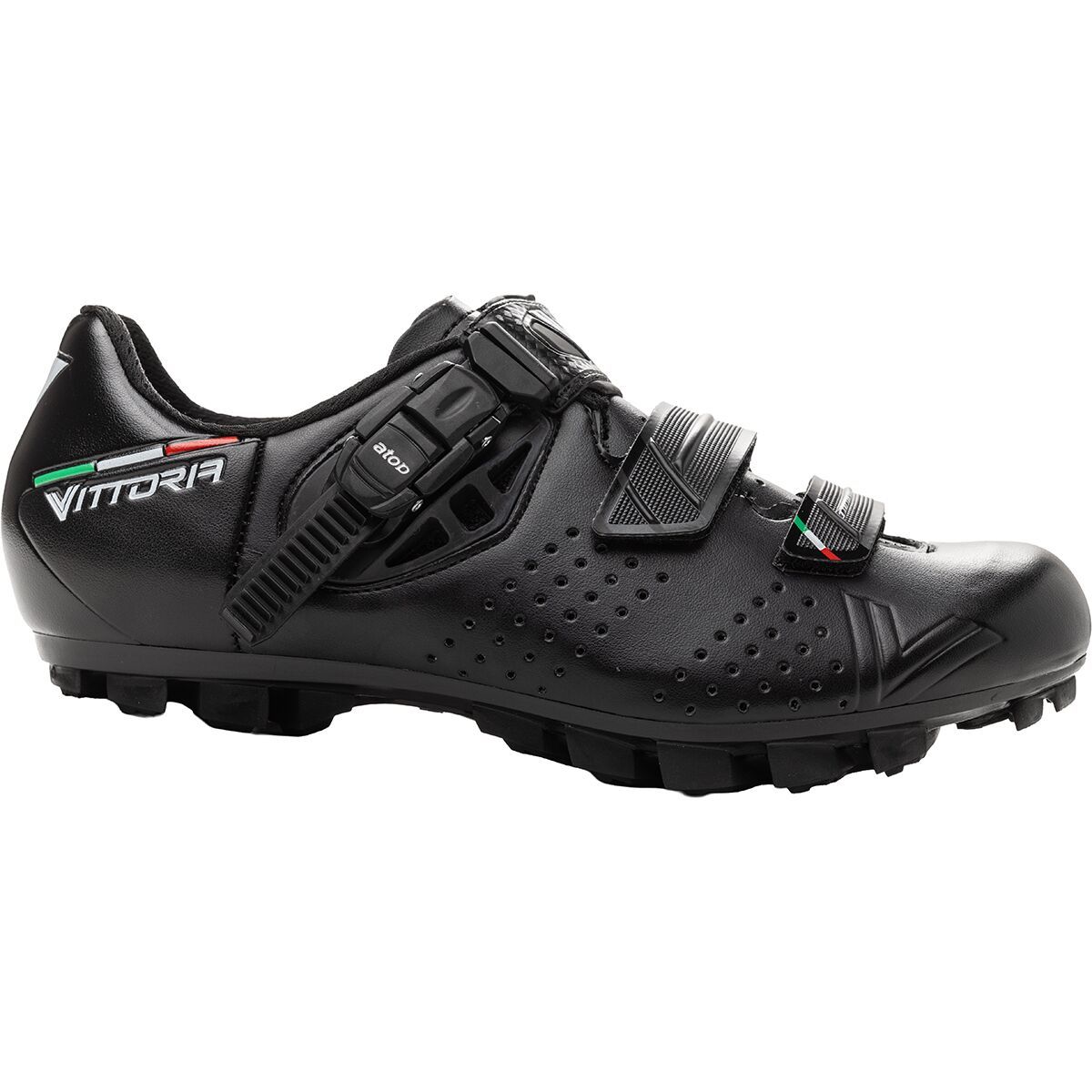 Image of Vittoria Cycling Shoes Hera Mountain Bike Shoe Black, 38.0