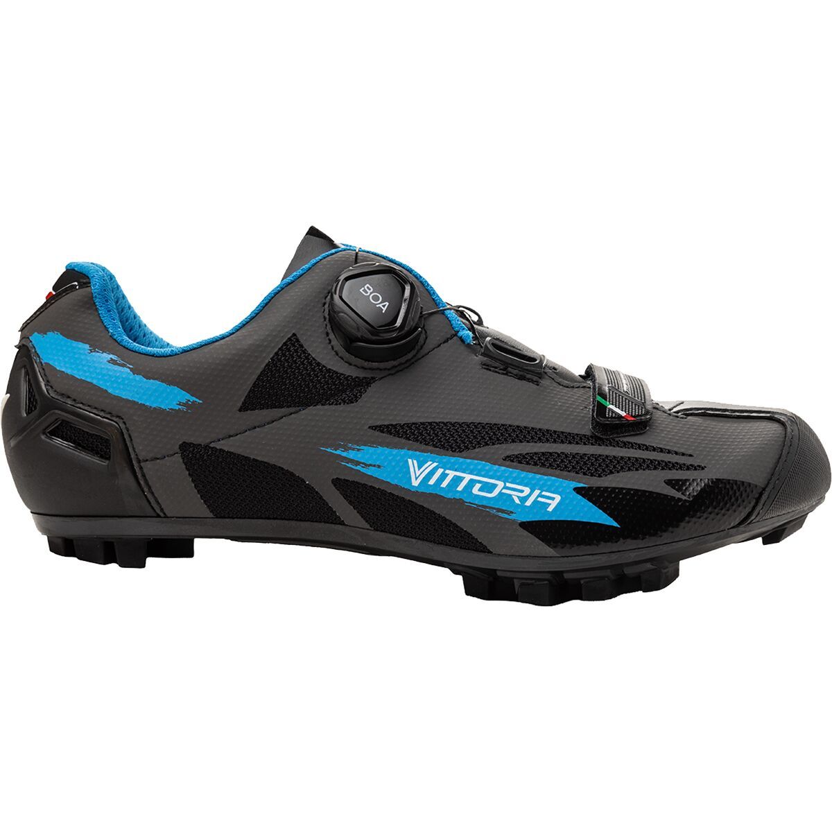 Vittoria Cycling Shoes Captor BOA Cycling Shoe Black/Blue, 40.5