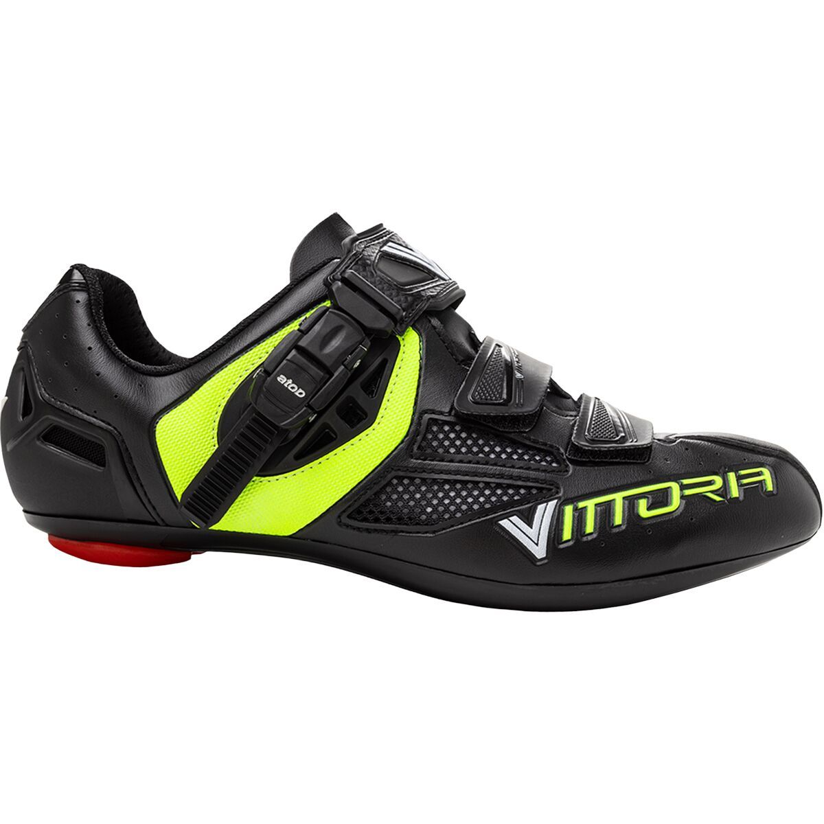 Vittoria Cycling Shoes Speed Cycling Shoe Black/Fluro, 42.0