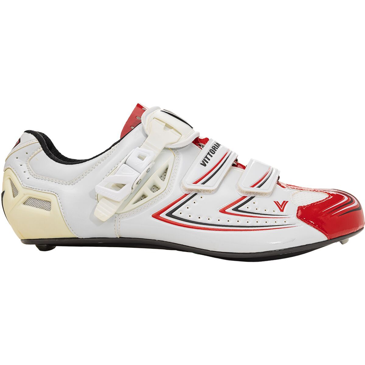 Vittoria Cycling Shoes V Pro Cycling Shoe White/Red, 43.0