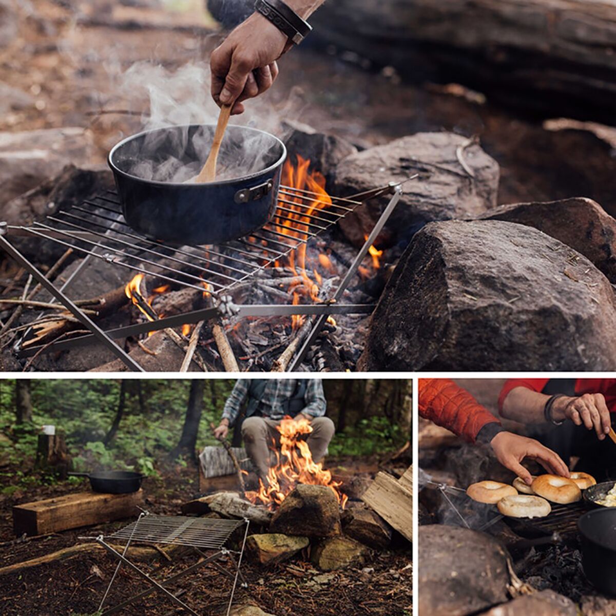 Wolf and Grizzly Grill M1 Edition + Fire Set - Hike & Camp