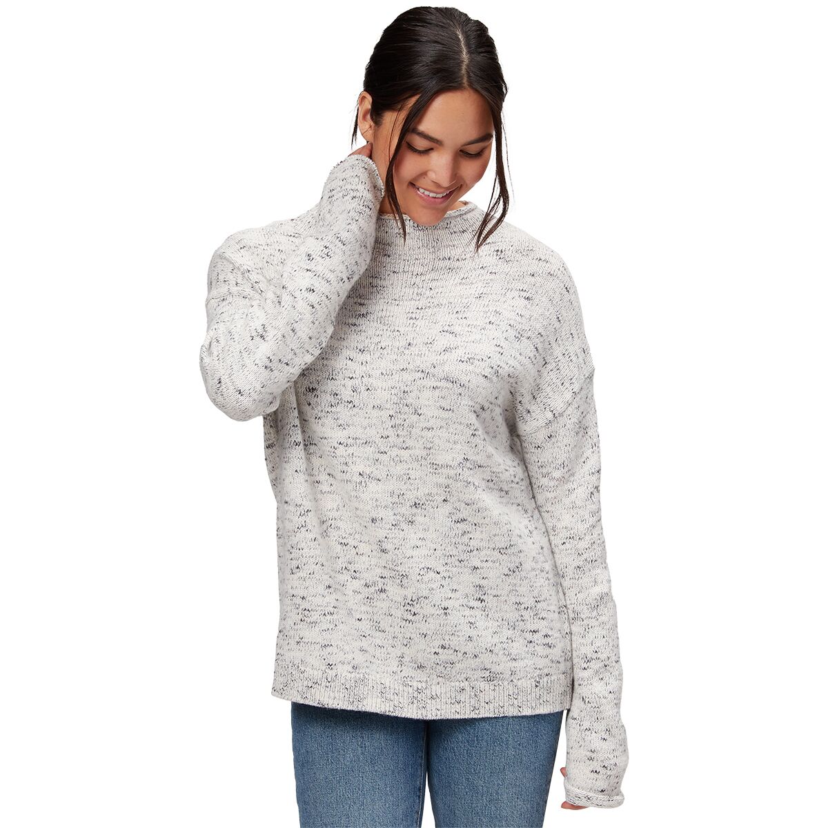 White + Warren Confetti Blend Stand Neck Sweater - Women's product image
