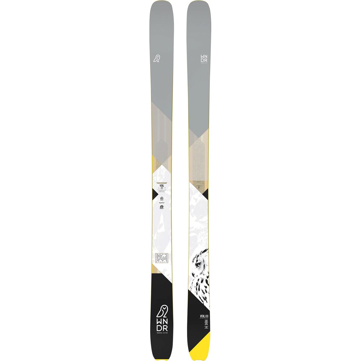 WNDR Vital 100 Ski - 2023 Camber 169cm
