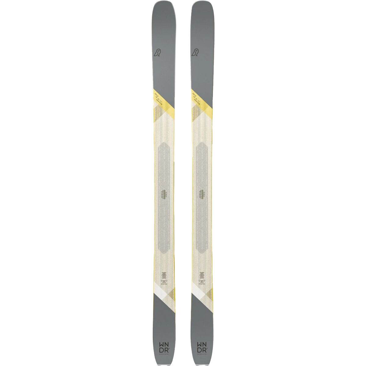WNDR WNDR Vital 98 Camber Ski - 2025 Grey, 171cm