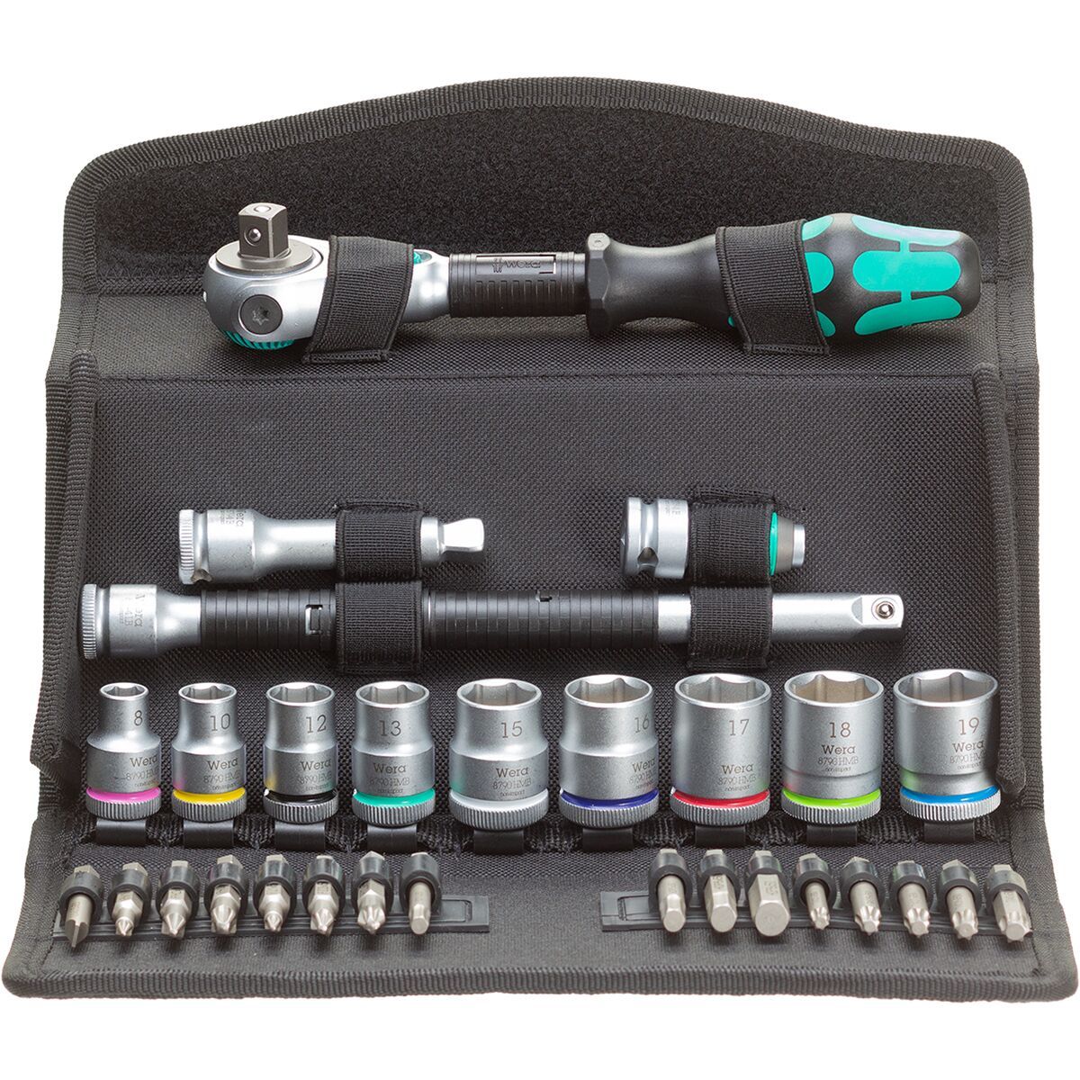 Image of Wera Zyklop 8100 Speed Ratchet Set One Color, 3/8in Drive, Metric