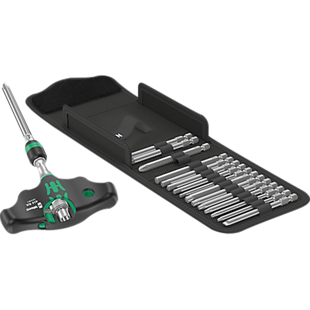 Image of Wera Kraftform Kompakt 400 RA Set One Color, 17 Piece Set