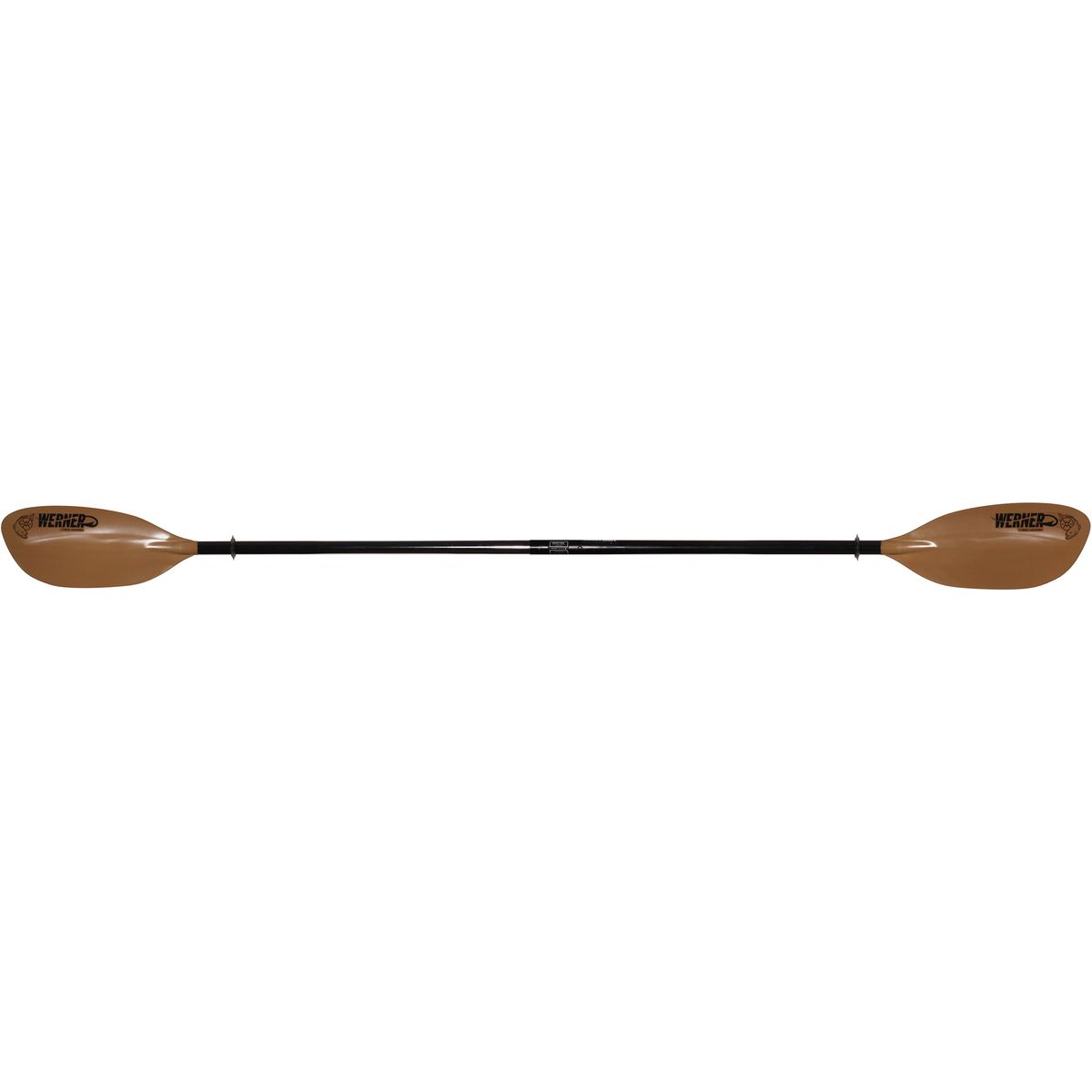 Werner Tybee Fiberglass IM 2-Piece Paddle - Straight Shaft Brown, Standard,220