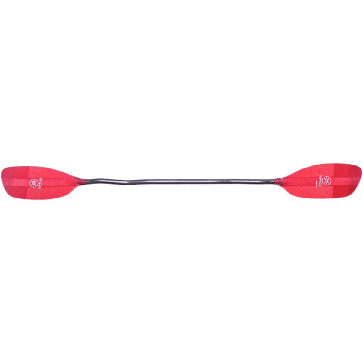 Image of Werner Powerhouse Fiberglass Paddle - Bent Shaft Red, Standard,197-R45