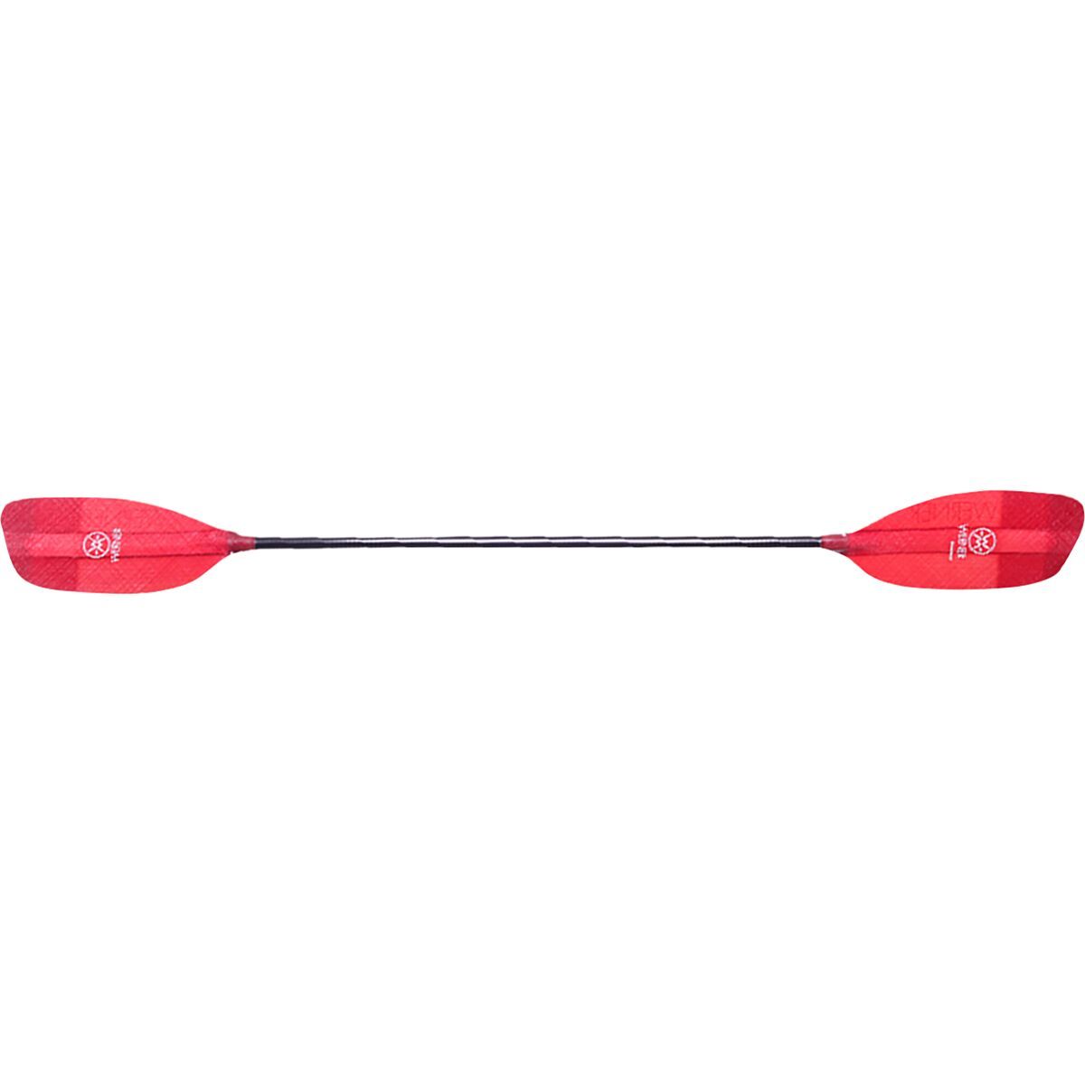 Image of Werner Powerhouse Fiberglass 4-Piece Paddle - Straight Shaft Red, Standard,206-R30