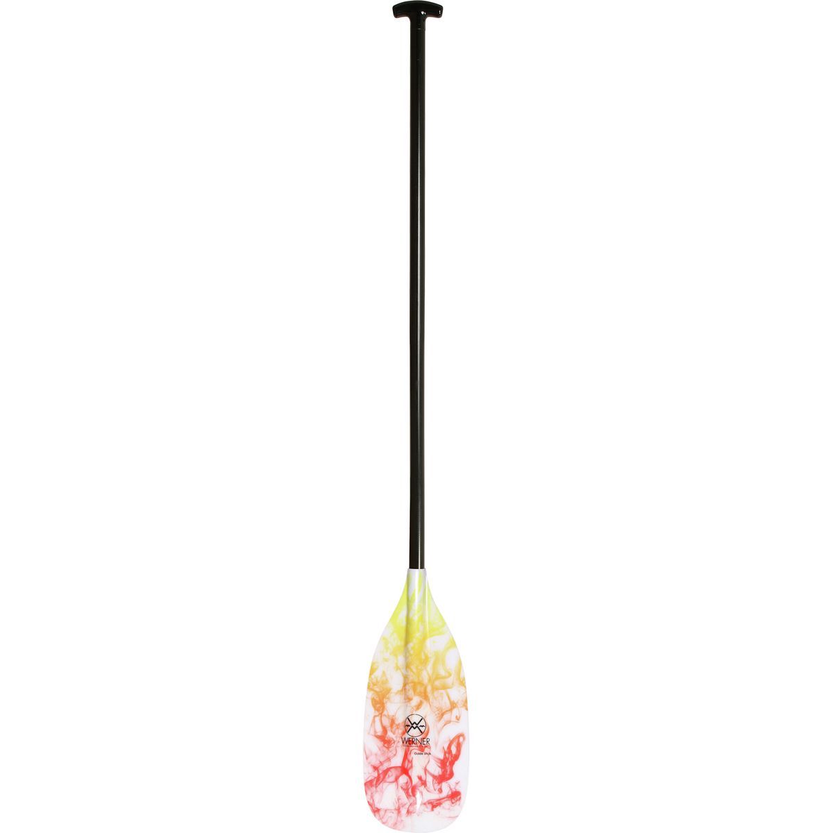 Image of Werner Guide Stick Paddle - Straight Shaft Fire On The Water, Standard,72