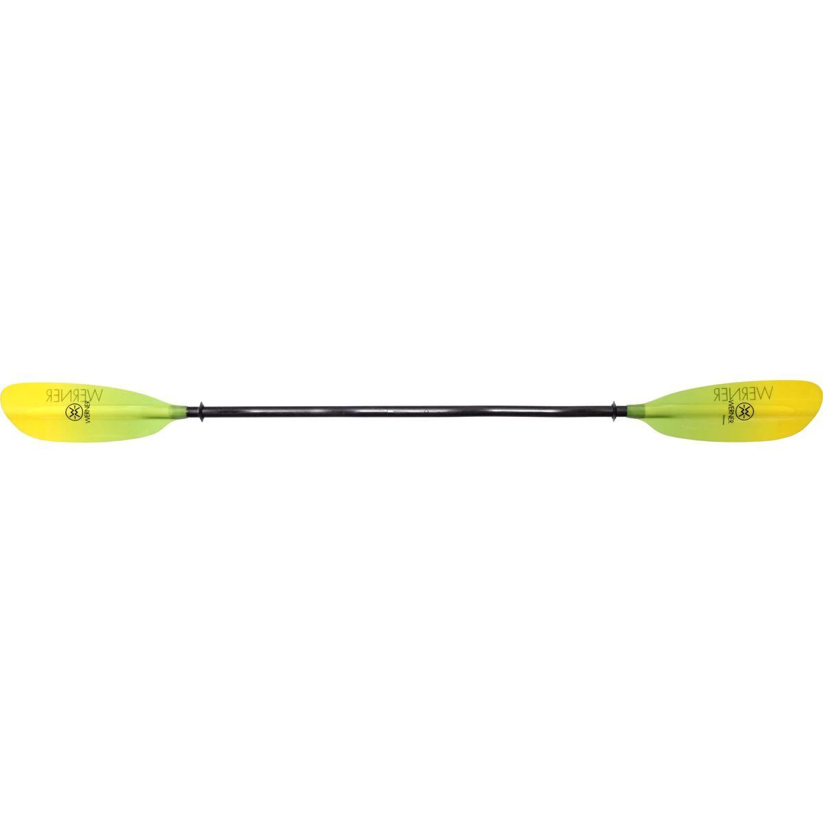 Werner Camano Fiberglass 2-Piece Paddle - Bent Shaft Gradient Citrus, Standard,240cm