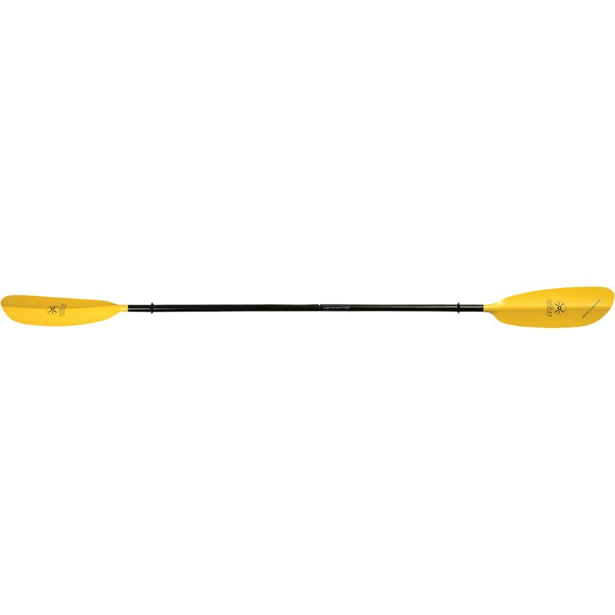 Image of Werner Skagit FG 2-Piece Paddle - Straight Shaft Yellow, Standard,230cm
