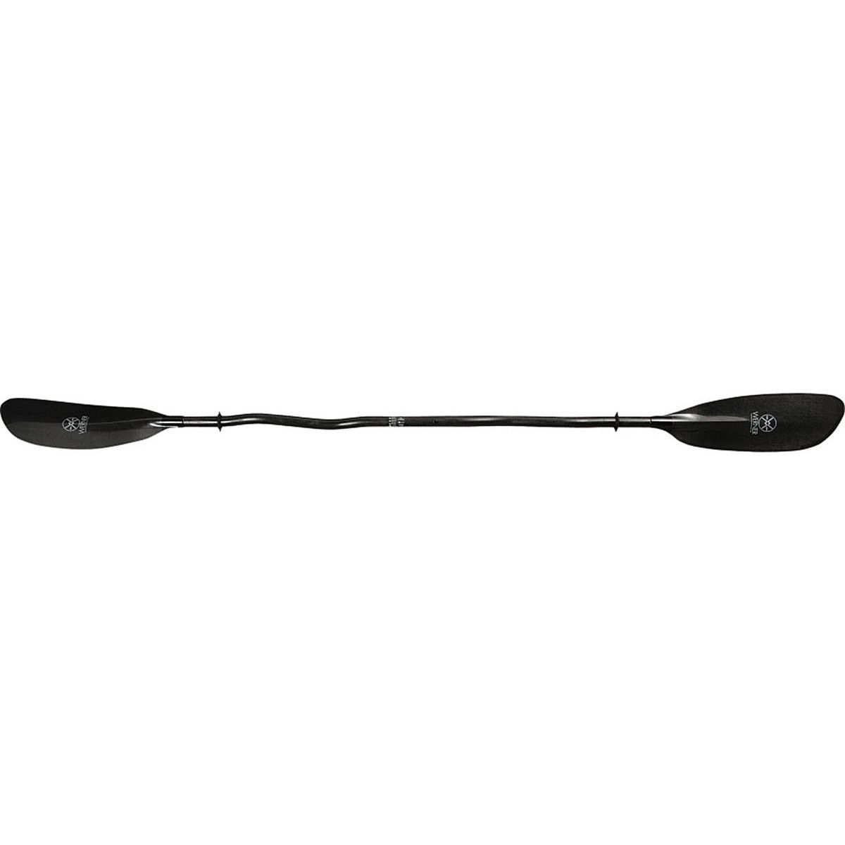 Image of Werner Kalliste 2-Piece Carbon Paddle - Bent Shaft Black, Standard,220cm