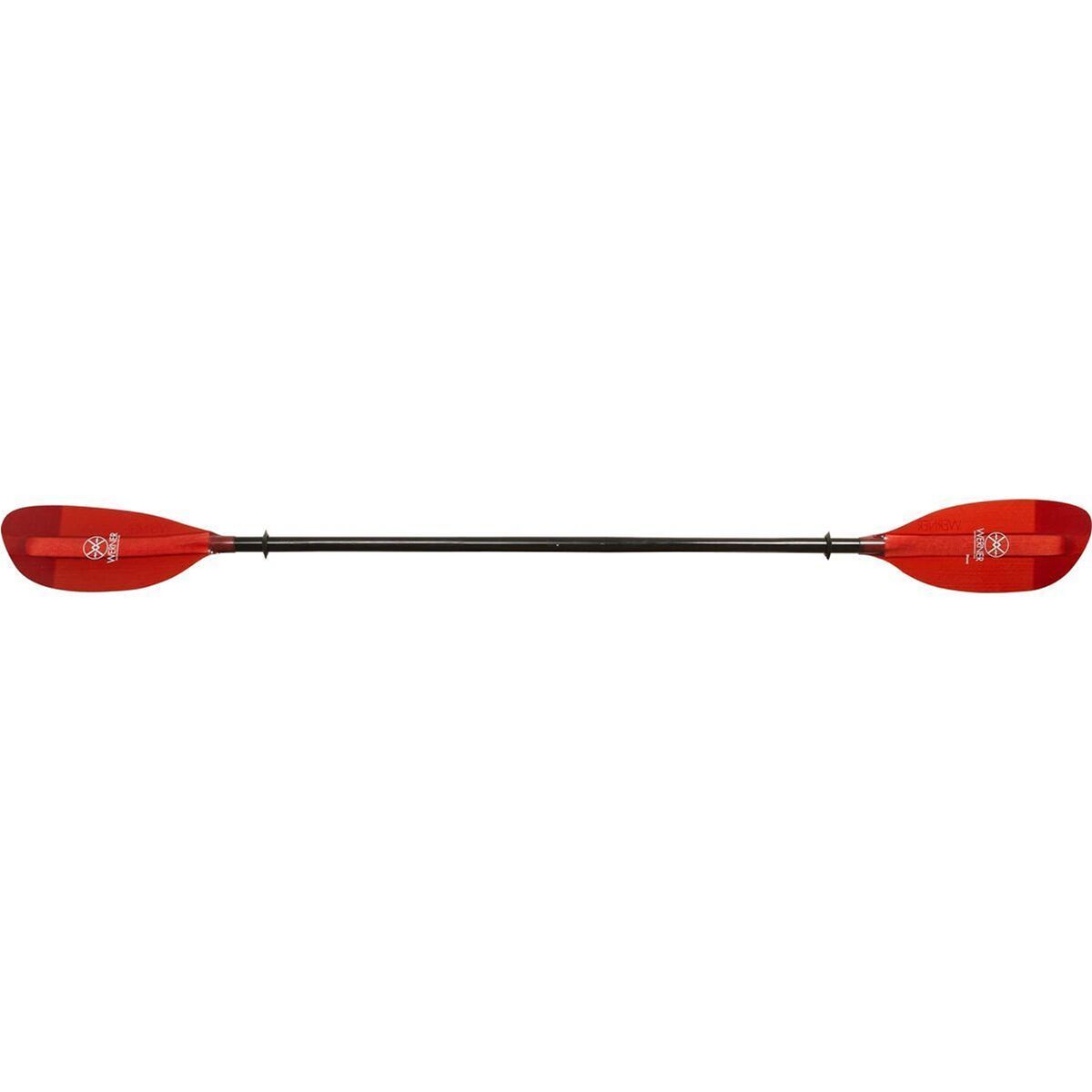 Werner Shuna Fiberglass 2-Piece Paddle - Straight Shaft Red, Standard,215cm