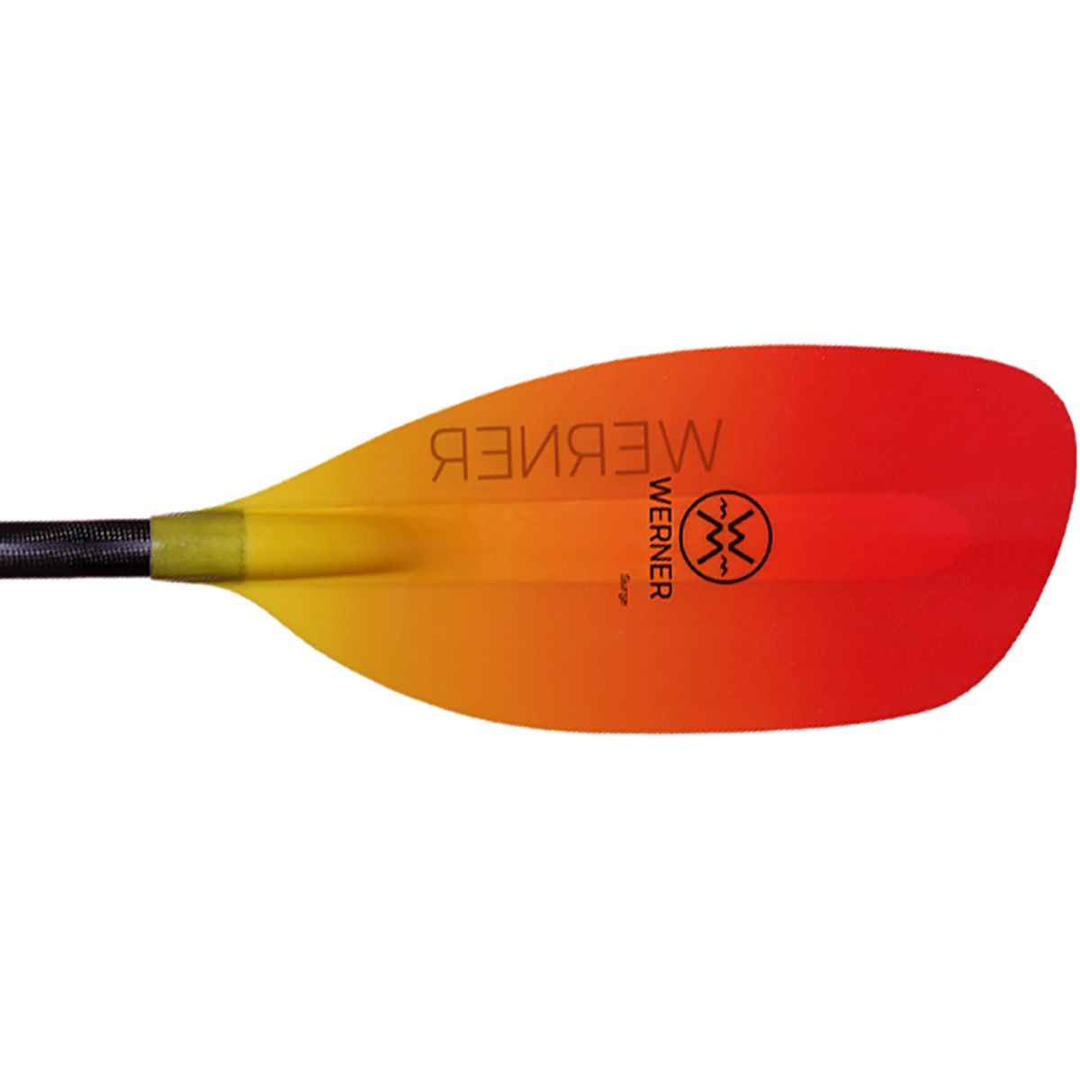 Werner Werner Surge 1-Piece Paddle - Bent Shaft Gradient Blaze, 197-R30