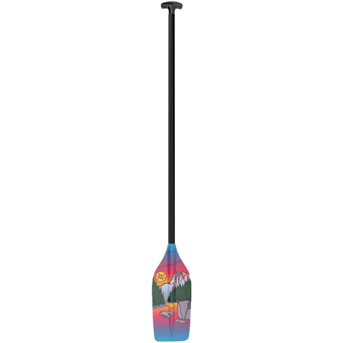 Image of Werner Nomad 1-Piece Paddle - Straight Shaft Dugans Sky Sunset, Standard, 66in