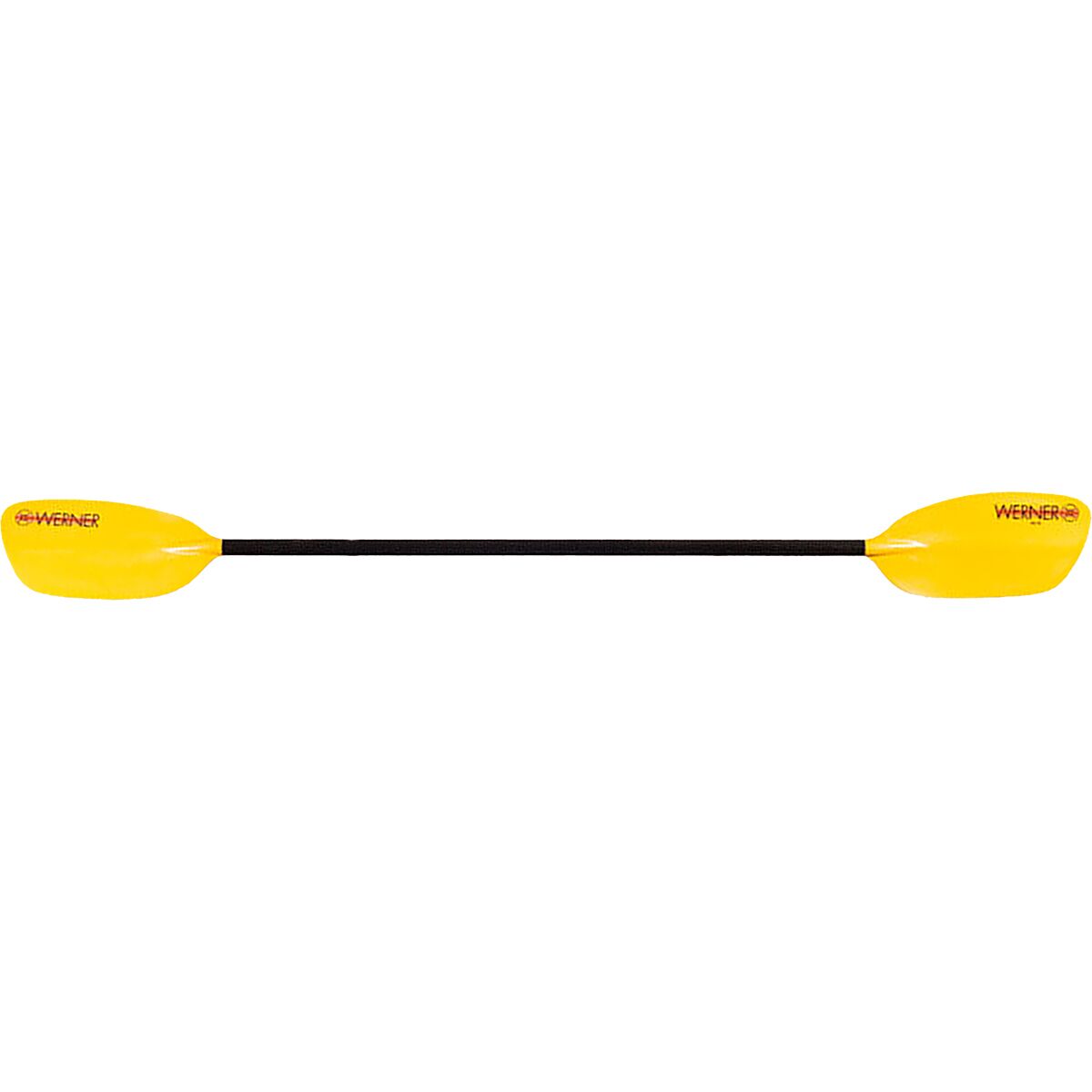 Image of Werner Rio FG 1-Piece Straight Shaft Paddle Yellow, Standard R30, 197cm