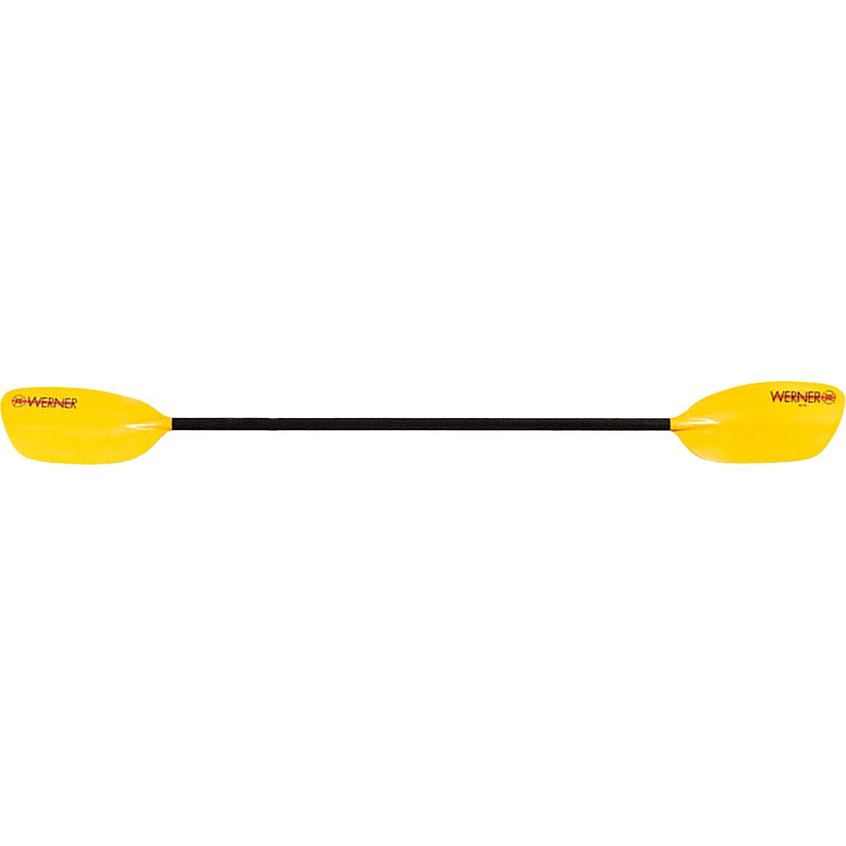 Image of Werner Rio FG 1-Piece Straight Shaft Paddle Yellow, Standard R30, 194cm