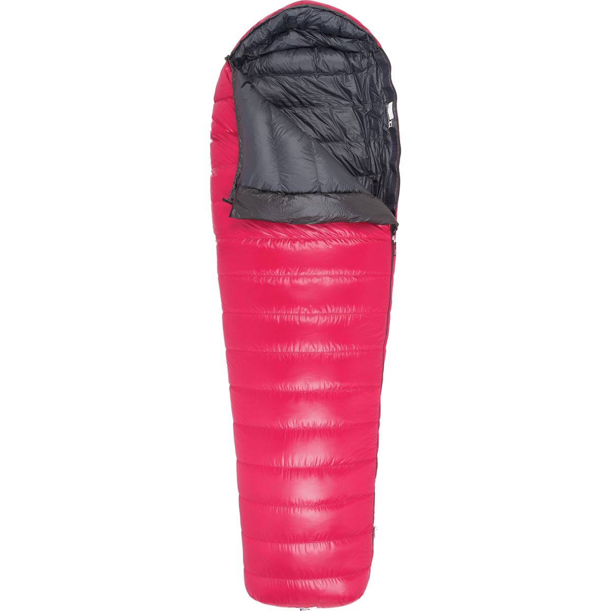 Image of Western Mountaineering Sycamore MF Sleeping Bag: 25F Down Cranberry, 6ft/Right Zip