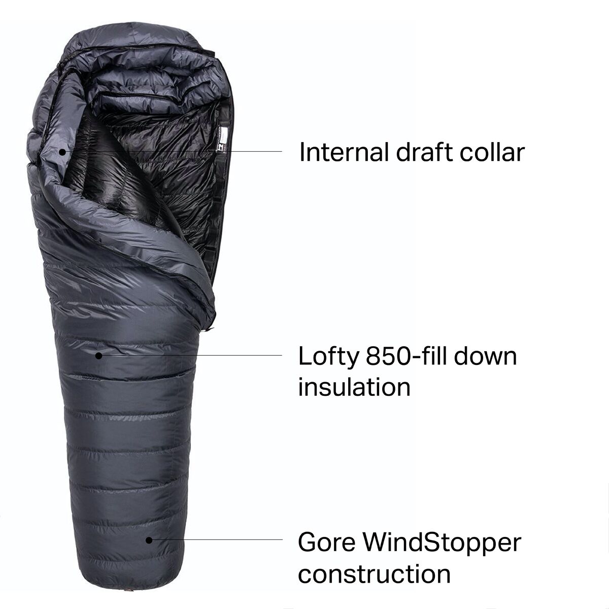 Western Mountaineering Kodiak Gore WindStopper Sleeping Bag: 0F Down