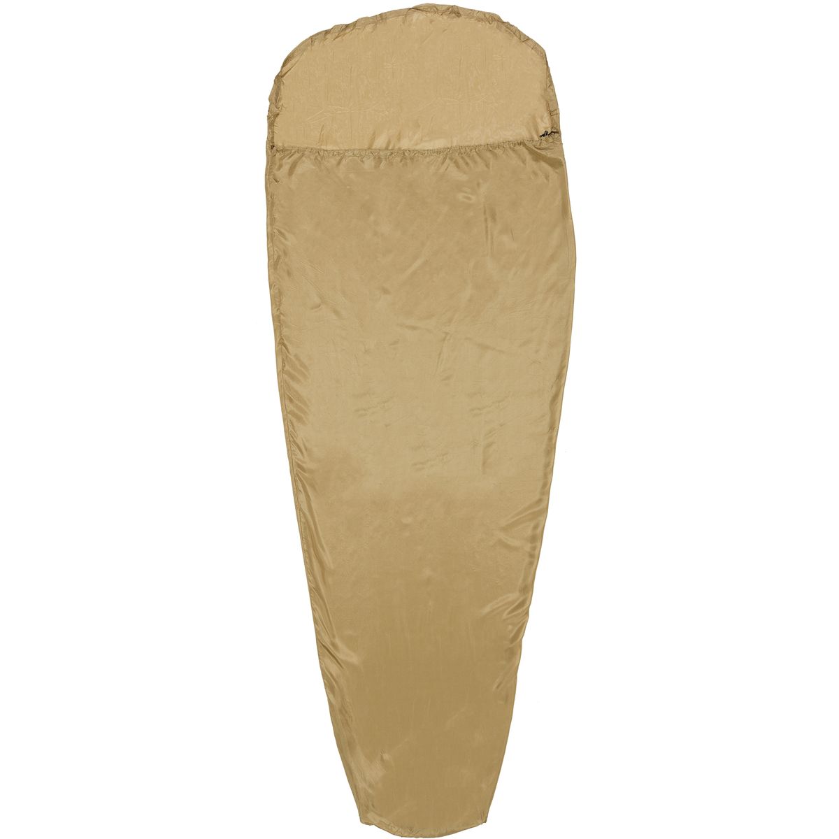 Western Mountaineering Tioga Silk Sleeping Bag Liner Gold, Taper Regular